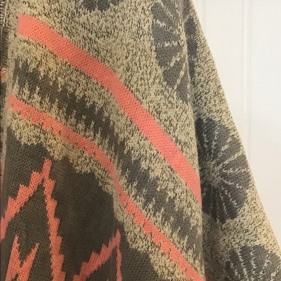 Ellie & Kate Sweater Cardigan Oversized OS Gray - Picture 4 of 16